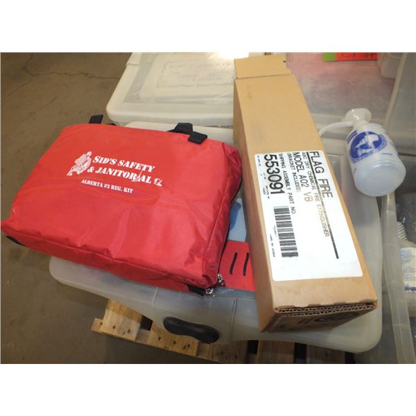 Tote Of Safety Supplies