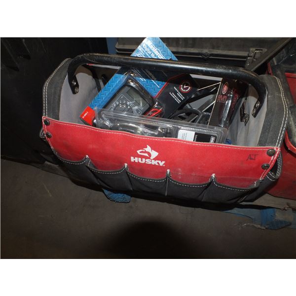 Husky Tool Bag w/ assorted Tools