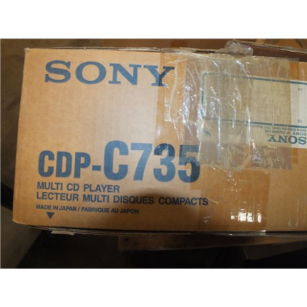 Sony CDP-C735 5 Disc Cd Player