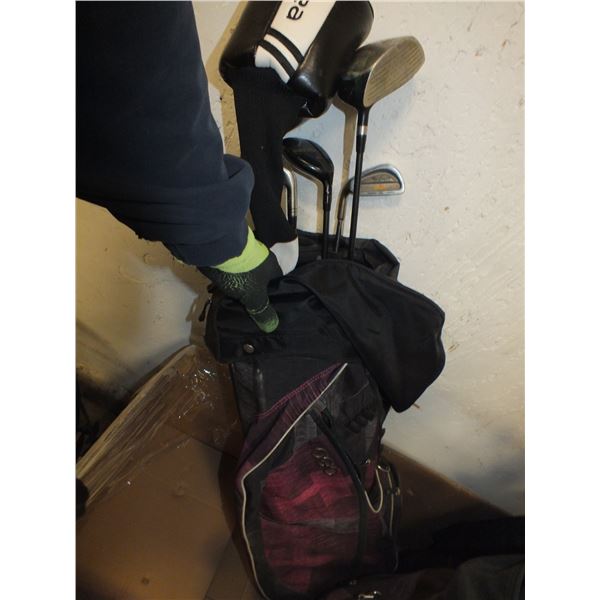Golf Clubs w/ Bag and Also Travel Case