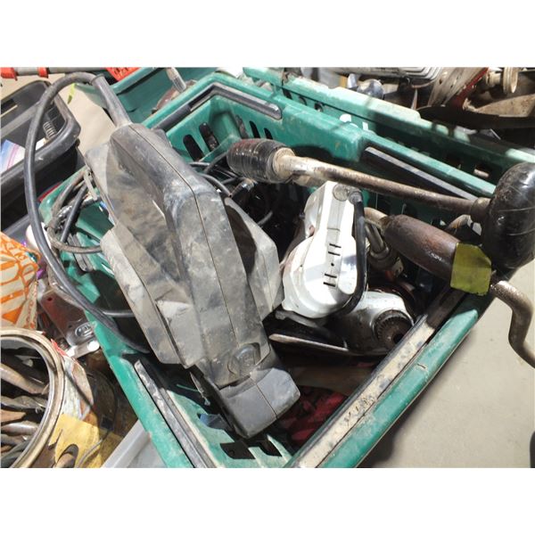 Basket Of assorted Tools