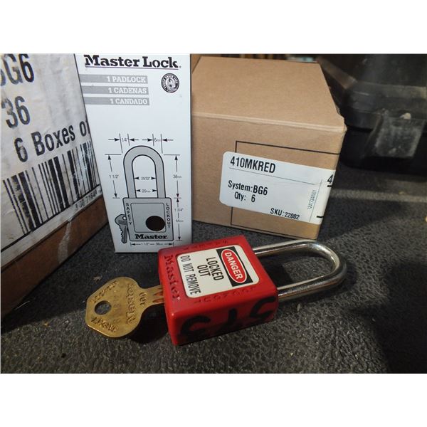 12 Paddle Locks w/ Keys
