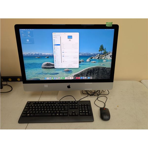 27" iMAC 2020 i7 72g 500G SSD MacOS 26 Tahoe