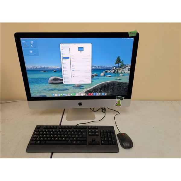 27" iMAC 2020 i7 48g 500-G SSD MacOS 26 Tahoe