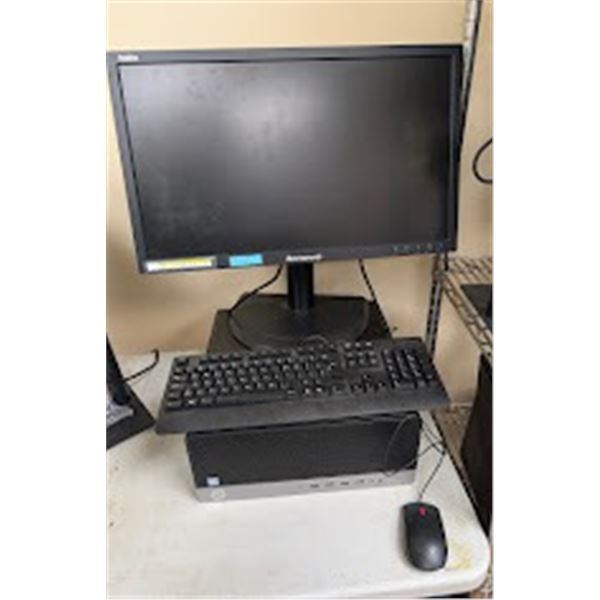 ORDI HP ELITEDESK 800 G5 i7-9700 16G 256G SSD WIN 11 & 24" LENOVO MONITOR