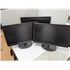 Image 1 : LOT OF 3 24" LG MONITORS (MODELES ASSORTI) *MISSING POWER CABLES*