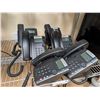 Image 1 : LOT OF 6 POLYCOM VOIP TELEPHONES