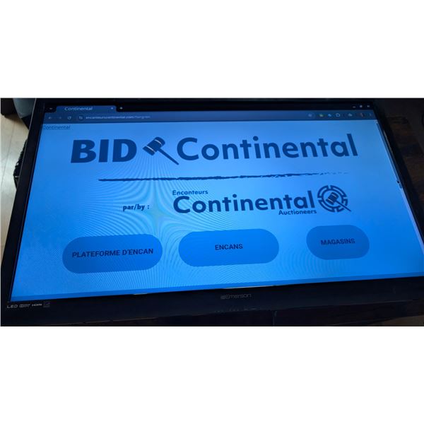 40" TELEVISION EMERSON #LF391EM4 *NO STAND*