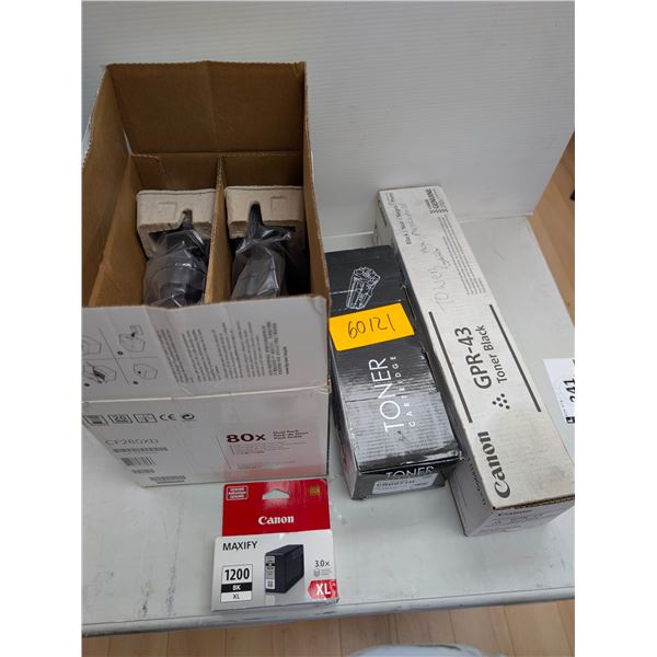 LOT OF TONER / INK