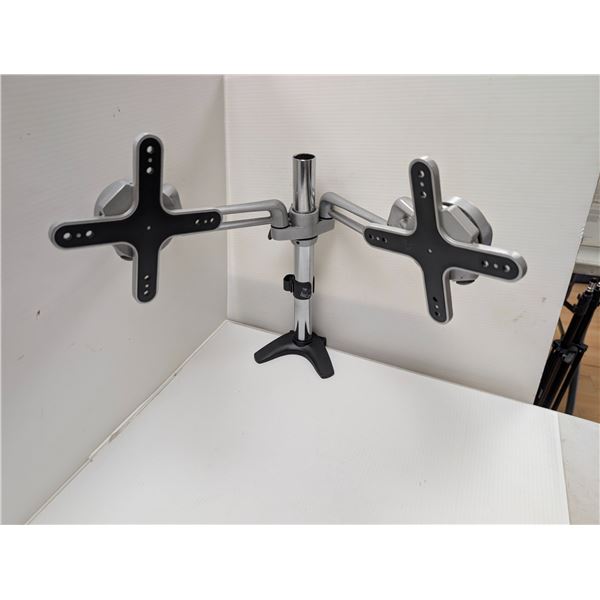 DUAL MONITOR DESK-MOUNT STAND