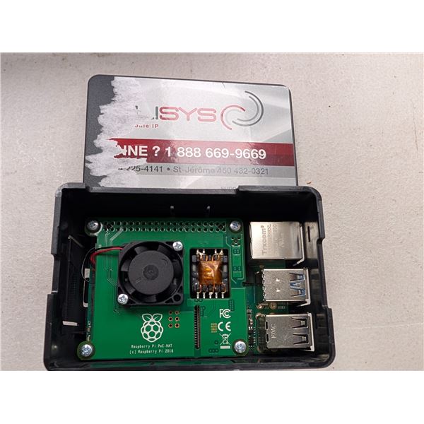 RASPBERRY PI PoE W/ 64GB SD CARD