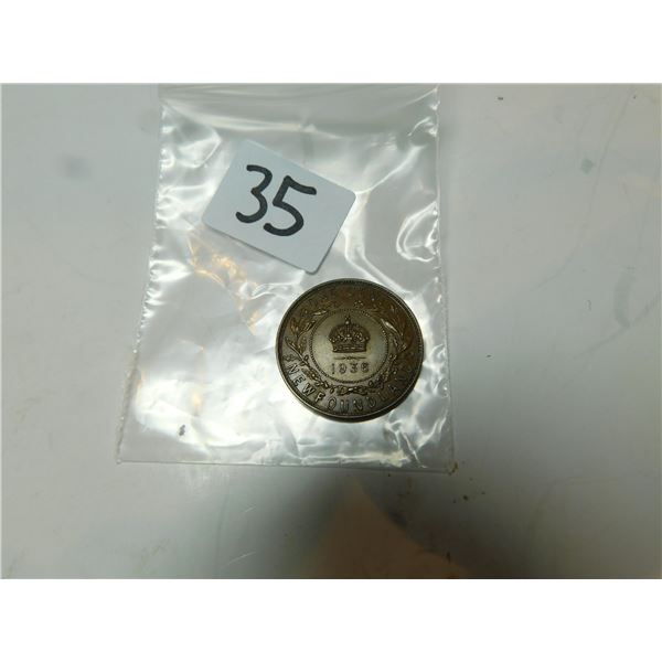 1936 NEWFOUNDLAND LARGE CENT AU