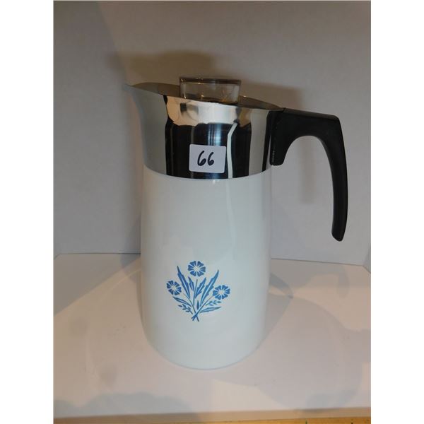 CORNINGWARE 9 CUP P149 PERCULATOR, EXCELLENT CONDITION