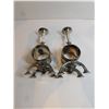 Image 3 : VINTAGE SILVERPLATE CANDLE AND NAPKIN RING