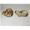 Image 2 : VINTAGE CAT AND COW EGG CUPS