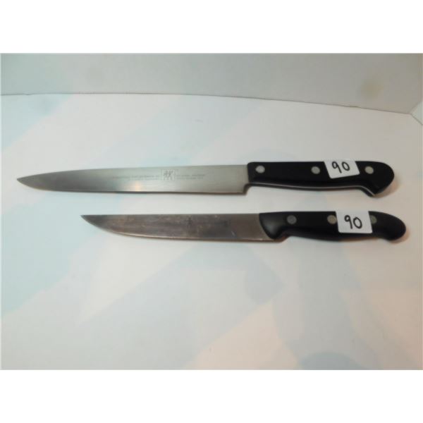 HENCKEL 6”AND 8” KNIVES SHARP