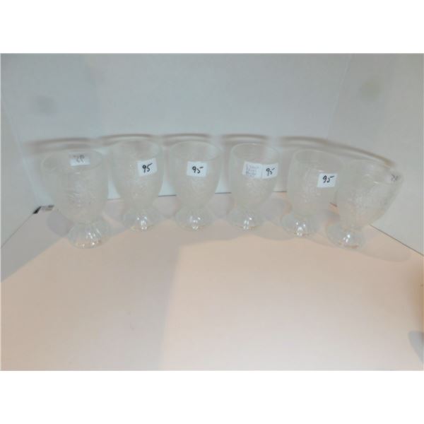 6-CZECH PAVEL PANEK DESSERT GLASSES