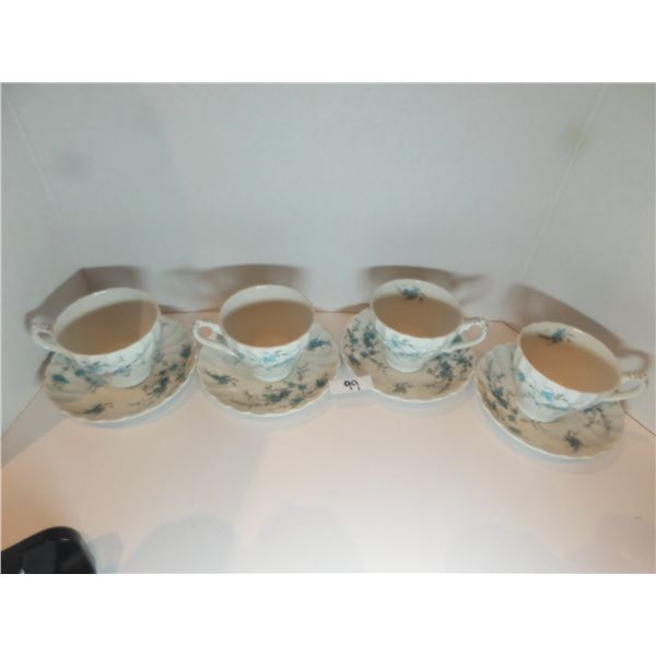 4-MYOTTS CHINA LIKE WARE “SOUND OF MUSIC”, CUPS AND SAUCERS