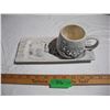 Image 1 : Yukon Design Ceramic Cup & Plate Ashtray