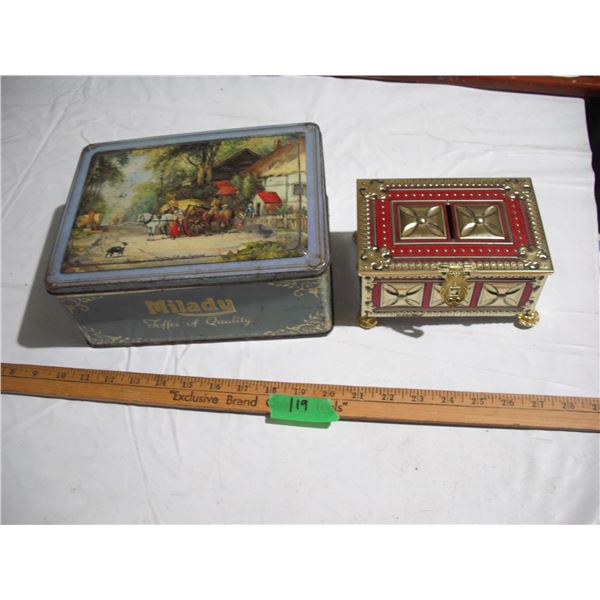 Milady & Blue Bird Vintage Tins