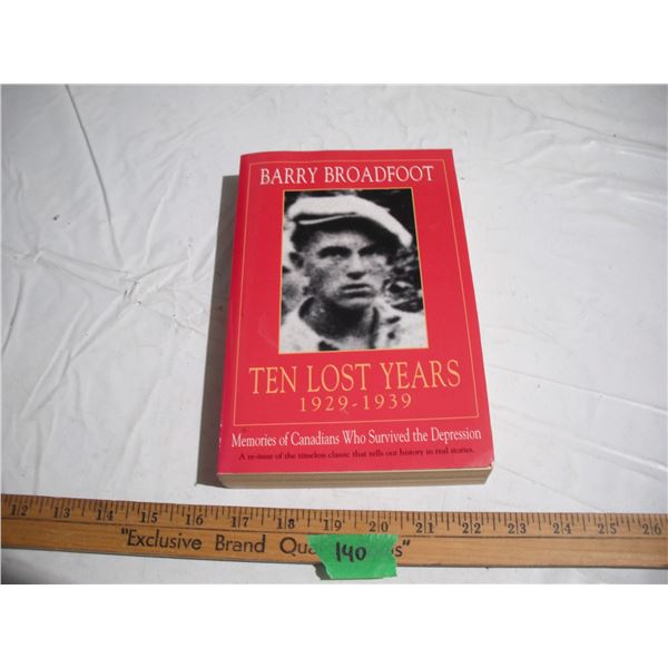 “Ten Lost Years” Depression History Book