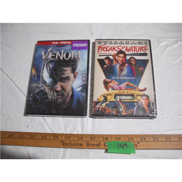 (2) Sealed DVDs