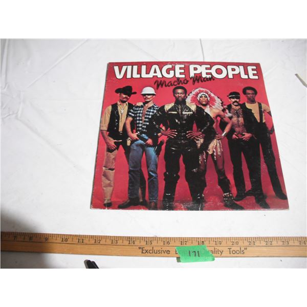 Village People “Macho Man” Vinyl Record (has some scratches)
