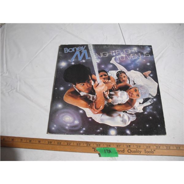 Boney M. “Night Flight to Venus” Vinyl Record (has scratches)