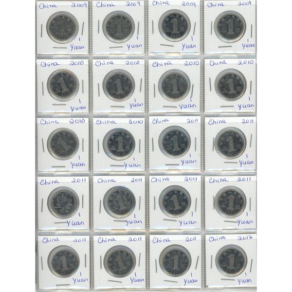 Binder of Foreign Currency. (Total 113 Coins)