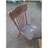 Image 4 : (3) Vintage Chair and (1) Table. (Table Height 29")