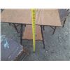 Image 6 : (3) Vintage Chair and (1) Table. (Table Height 29")