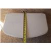 Image 2 : Vintage white metal Laundry Basket. (Height 25.5" X Length 20.5" X Breadth 12.5")