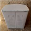 Image 5 : Vintage white metal Laundry Basket. (Height 25.5" X Length 20.5" X Breadth 12.5")