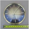 Image 1 : Vintage mid-century modern Diehl Electro battery-operated wall clock - (Glass Top Opens) - Made in G