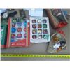 Image 4 : Assortment of vintage and retro Christmas items, including boxed glass tree ornaments, greeting card