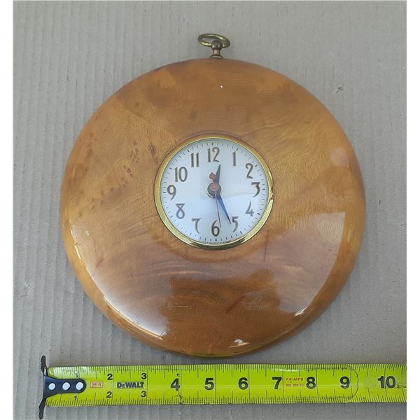 Vintage Duncan's Myrtlewood Crofters North Bend Oregon Clock - Est. 1911. (Written On Back) - Clock 