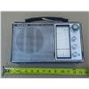Image 1 : Vintage Silver Voyager 14 Transistor portable radio. (Untested)