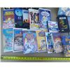 Image 2 : Collection of vintage items including Walt Disney VHS tapes, record albums, a cassette tape, and an 