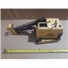 Image 1 : Vintage pressed steel Tonka dragline crane or excavator toy.