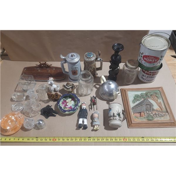 Lot of Misc.Glassware Items, etc.