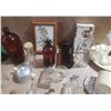 Image 7 : Collection of vintage and antique glass bottles, small apothecary vials, and decorative household it
