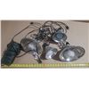 Image 1 : (4) Heat Lamps and (1) Head Pad. (Untested All)