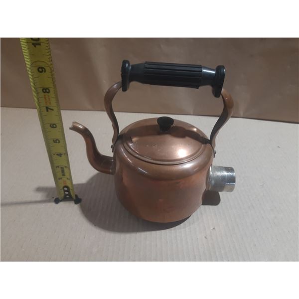 Vintage Bulpitt & Sons Swan Brand copper electric tea kettle from Birmingham, England. (No Cord)