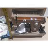 Image 4 : Vintage portable sewing machine that appears to be a Brother Festival 461 model from the 1970s, hous