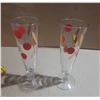 Image 6 : Collection of vintage glassware, including Anchor Hocking Fire-King Kimberly Diamond Pattern Mugs in