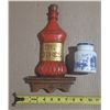 Image 1 : Vintage Sexton "DR. Jones" wall hanging and Vintage milk glass.