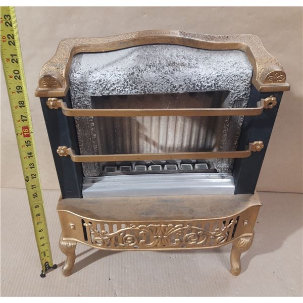 Vintage Guardian Gas Fireplace Insert. Manufactured by the Guardian Gas Co., this traditional cast i