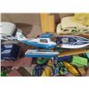 Image 8 : Large lot of assorted PLAYMOBIL toys, including several prominent vehicle and cabin sets, etc.