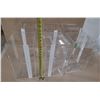 Image 1 : (6) Plastic Display Containers. (Broken/Damaged - See Pictures For Better Info)