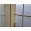 Image 7 : 3-panel white shoji-style room divider or privacy screen. (Minor Danmages - See Photos) - (Height 71
